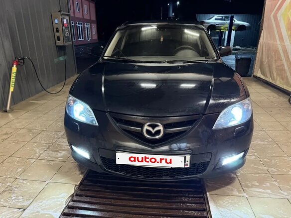 2008 Mazda 3 I (BK) Рестайлинг, чёрный