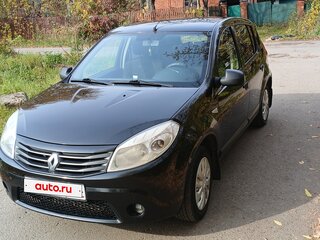 2011 Renault Sandero I, чёрный, 350000 рублей, вид 1