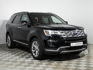 2018 Ford Explorer V Рестайлинг 2, чёрный, 2610900 рублей, вид 3