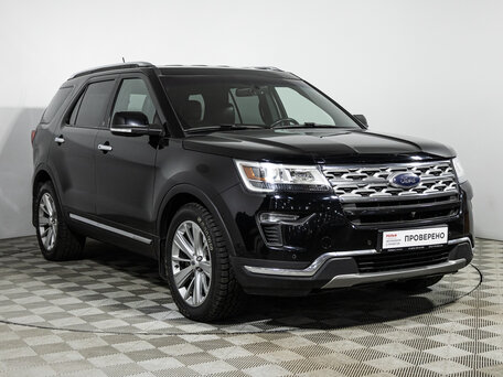 2018 Ford Explorer V Рестайлинг 2, чёрный, 2589900 рублей, вид 3
