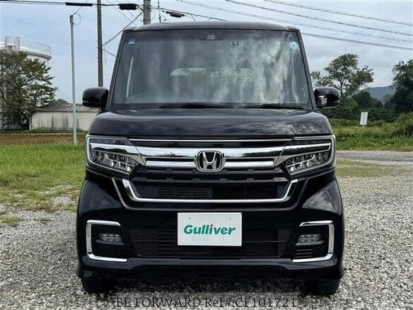 2022 Honda N-BOX II Рестайлинг, чёрный, 860000 рублей