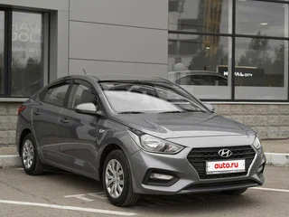 2019 Hyundai Solaris II, серый, 1125000 рублей, вид 3