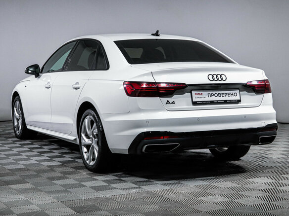 2020 Audi A4 35 TFSI V (B9) Рестайлинг, белый - вид 6