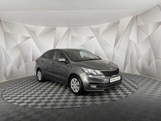 2017 Kia Rio III Рестайлинг, серый, 1095000 рублей, вид 3