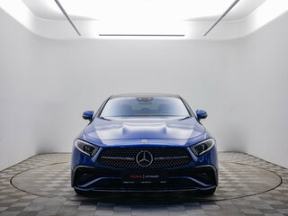 2022 Mercedes-Benz CLS 450 III (C257) Рестайлинг, синий, 7120000 рублей, вид 2