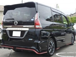 2019 Nissan Serena S-Hybrid V (C27), чёрный, 1509000 рублей, вид 4