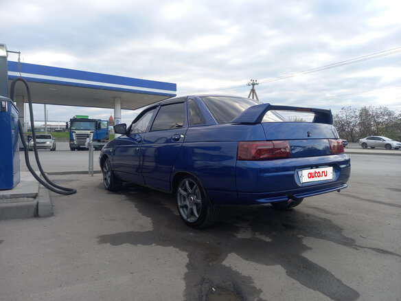2002 Lada (ВАЗ) 2110, синий, 499000 рублей - вид 9