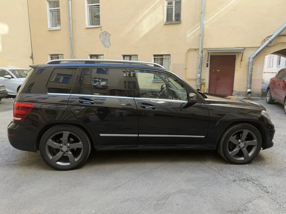 2014 Mercedes-Benz GLK-Класс 300 I (X204) Рестайлинг, чёрный - вид 1