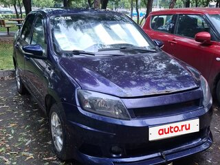 2012 Lada (ВАЗ) Granta I, синий, 310000 рублей, вид 2