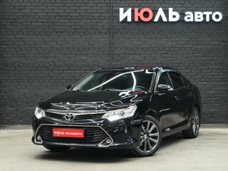 2017 Toyota Camry VII (XV50) Рестайлинг, чёрный, 2550000 рублей, вид 1