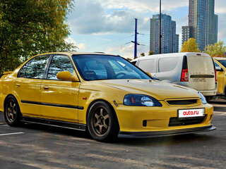 1997 Honda Civic VI, жёлтый, 750000 рублей, вид 1