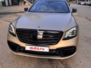 2019 Mercedes-Benz S-Класс AMG 63 AMG Long III (W222, C217) Рестайлинг, серебристый, 8300000 рублей, вид 2