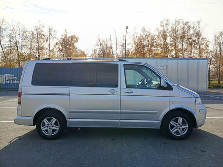 2007 Volkswagen Multivan T5, серебристый, 1100000 рублей, вид 4