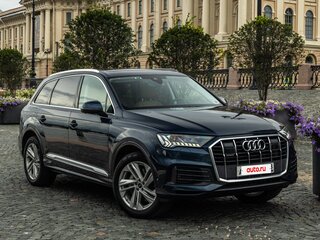 2023 Audi Q7 45 TFSI II (4M) Рестайлинг, синий, 8490000 рублей, вид 4