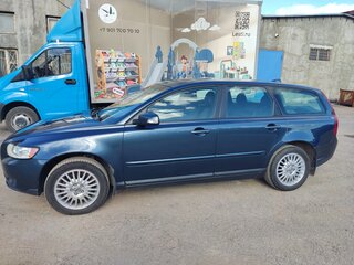 2008 Volvo V50 I Рестайлинг, синий, 830000 рублей, вид 3