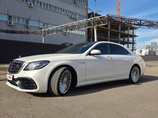 2018 Mercedes-Benz S-Класс 450 Long VI (W222, C217) Рестайлинг, белый, 5790000 рублей, вид 1