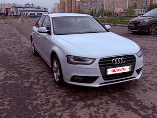 2013 Audi A4 IV (B8) Рестайлинг, белый, 1247000 рублей, вид 4