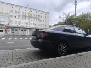 2006 Mazda 6 I (GG) Рестайлинг, синий, 330000 рублей, вид 5