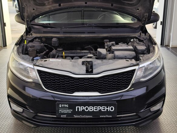 2016 Kia Rio III Рестайлинг, чёрный, 830000 рублей - вид 8