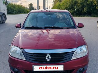 2013 Renault Logan I Рестайлинг, красный, 350000 рублей, вид 1