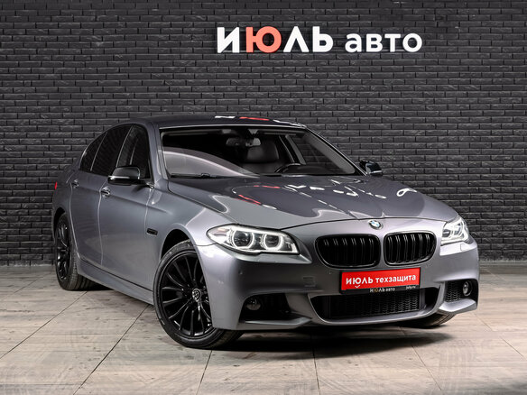 2014 BMW 5 серии 530d xDrive VI (F10/F11/F07) Рестайлинг, серый - вид 3