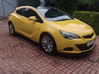 2013 Opel Astra GTC J Рестайлинг, жёлтый, 750000 рублей, вид 5
