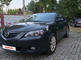 2007 Mazda 3 I (BK) Рестайлинг, чёрный, 520000 рублей, вид 3