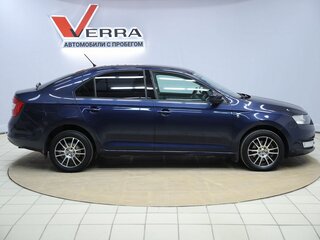 2014 Skoda Rapid I, синий, 850000 рублей, вид 4