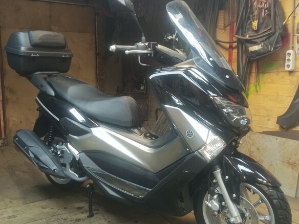 2024 Yamaha NMAX, чёрный, 150000 рублей