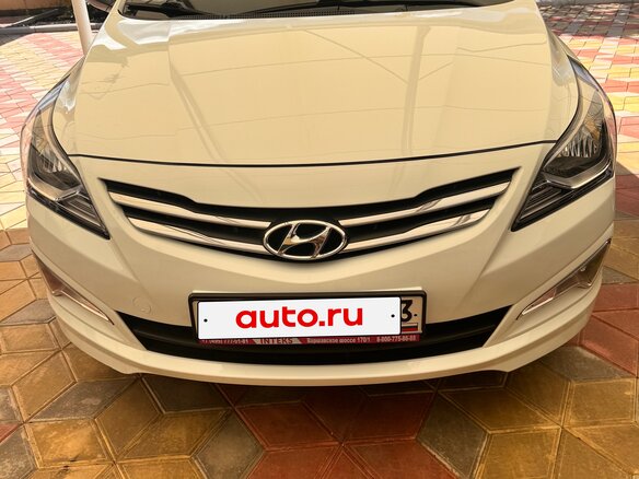 2016 Hyundai Solaris I Рестайлинг, белый, 1250000 рублей