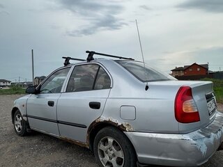 2007 Hyundai Accent ТагАЗ II, серебристый, 220000 рублей, вид 5