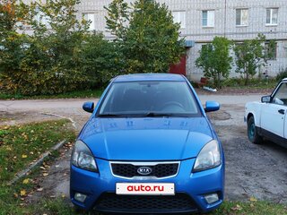 2010 Kia Rio II Рестайлинг, синий, 650000 рублей, вид 2