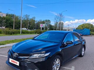 2019 Toyota Camry VIII (XV70), чёрный, 2600000 рублей, вид 4