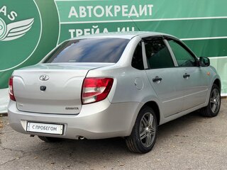 2013 Lada (ВАЗ) Granta I, серебристый, 390000 рублей, вид 4