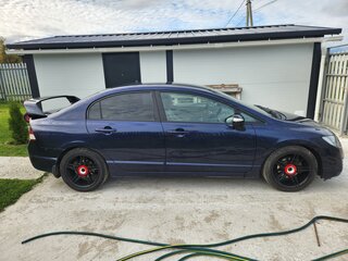 2008 Honda Civic VIII, синий, 730000 рублей, вид 4