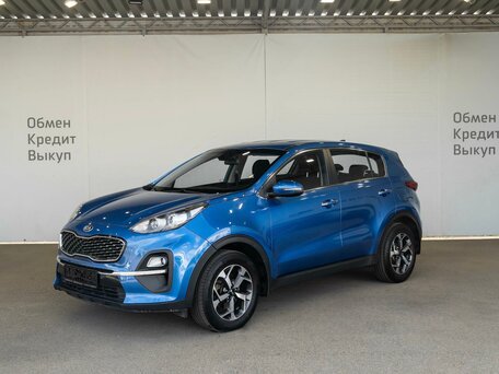 2020 Kia Sportage IV Рестайлинг, синий, 1899000 рублей, вид 1
