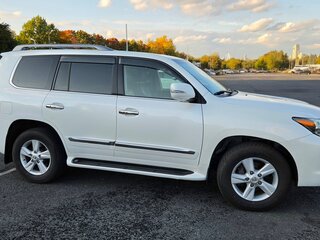 2012 Lexus LX 570 III Рестайлинг, белый, 4100000 рублей, вид 3