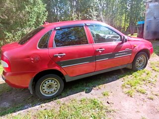 2007 Lada (ВАЗ) Kalina I, красный, 175000 рублей, вид 3