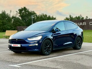 2023 Tesla Model X Long Range I Рестайлинг, синий, 3400000 рублей, вид 3