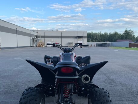 2005 Yamaha Raptor YFM350, красный, 430000 рублей, вид 3