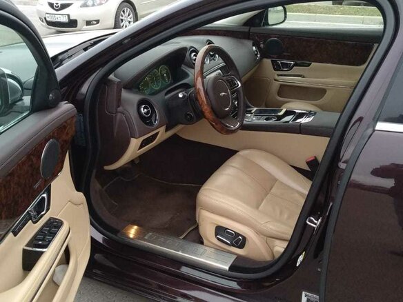 2013 Jaguar XJ IV (X351), коричневый - вид 7