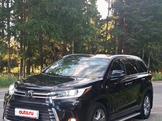 2020 Toyota Highlander III (XU50) Рестайлинг, чёрный, 3950000 рублей, вид 1