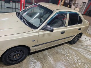 2004 Hyundai Accent ТагАЗ II, бежевый, 295000 рублей, вид 3
