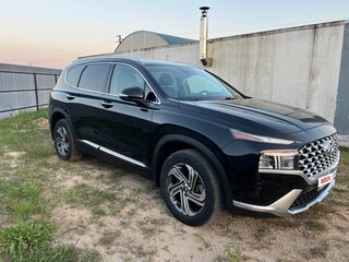 2021 Hyundai Santa Fe IV Рестайлинг, чёрный, 3480000 рублей, вид 4