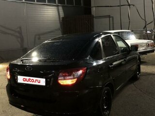 2014 Lada (ВАЗ) Granta I, чёрный, 450000 рублей, вид 4