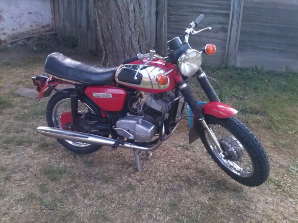 1980 Jawa 350/634, красный