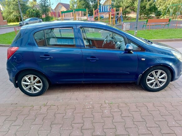 2007 Opel Corsa D, синий, 373000 рублей - вид 3