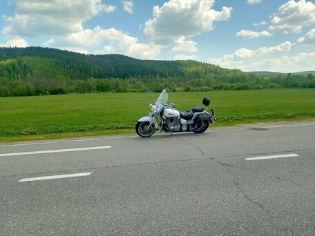 2000 Yamaha XV 1600 Road Star, белый, 650000 рублей, вид 2