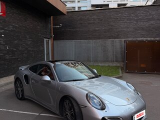 2015 Porsche 911 Turbo VII (991), серебристый, 11790000 рублей, вид 2