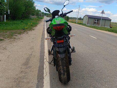 2013 Kawasaki ER-6N, зелёный, 460000 рублей, вид 5